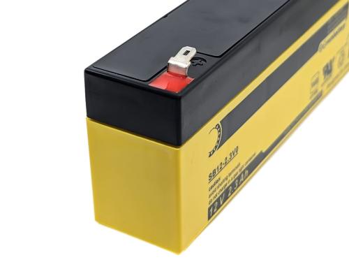 SUN Battery SB12-2.3V0 12V 2,3Ah Blei Akku AGM mit VdS